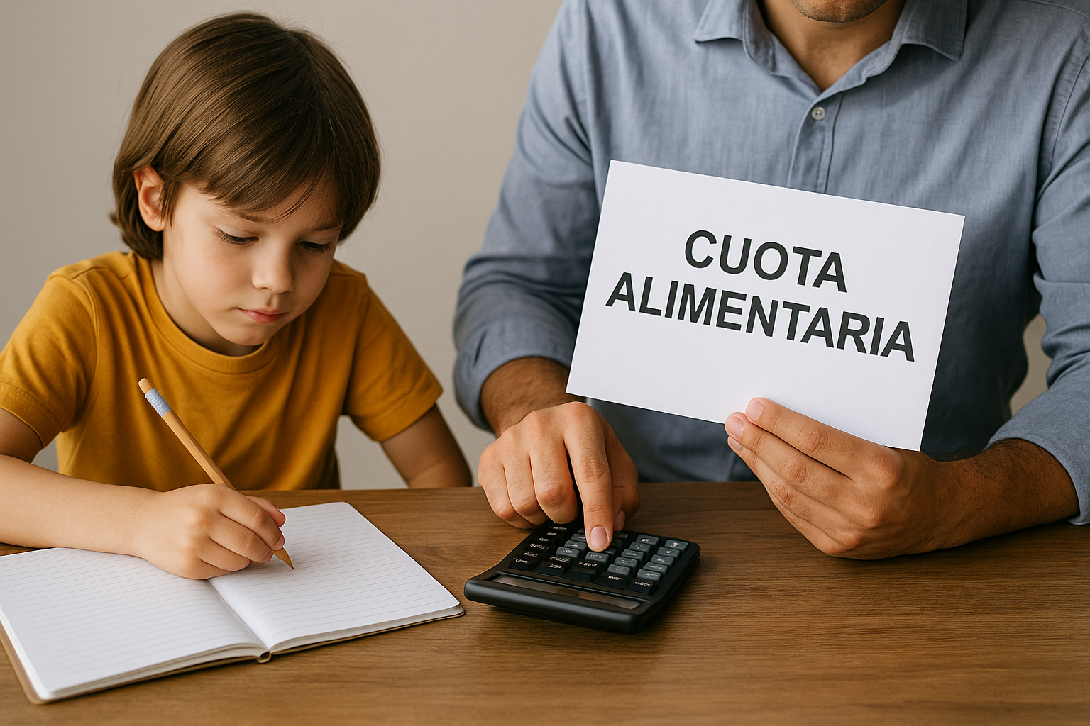 Cálculo Cuota Alimentaria Ingresos Padres